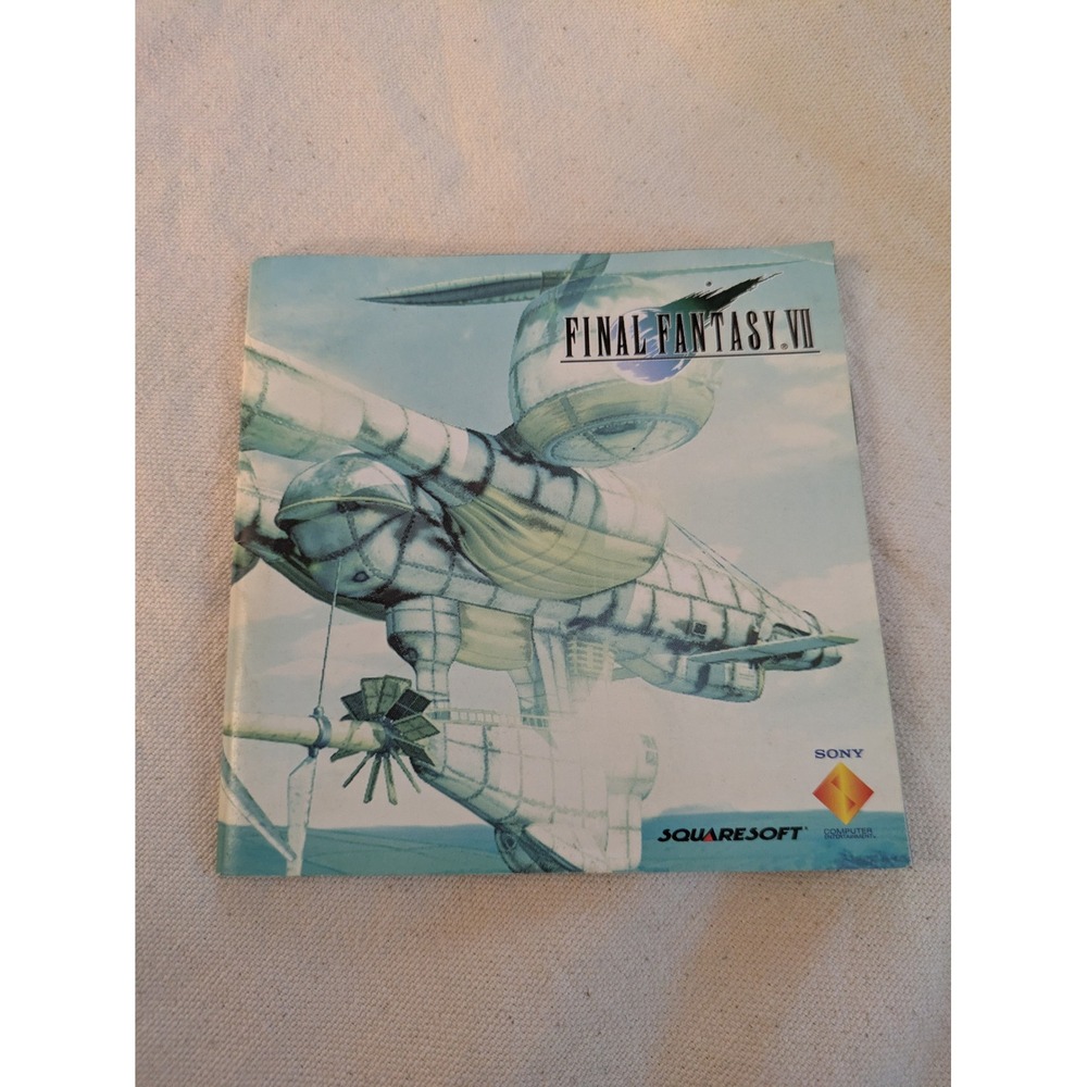 1997 Final Fantasy VII PS1 Replacement Manual Original Sony PlayStation